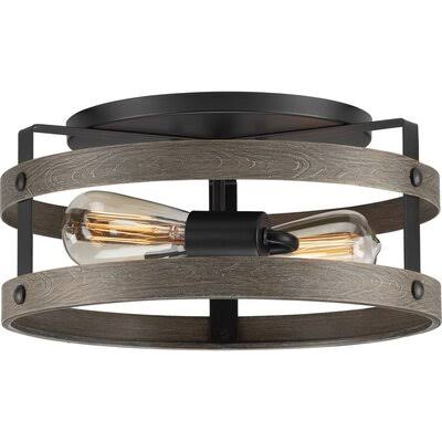 Gray Flush Mount Light N243