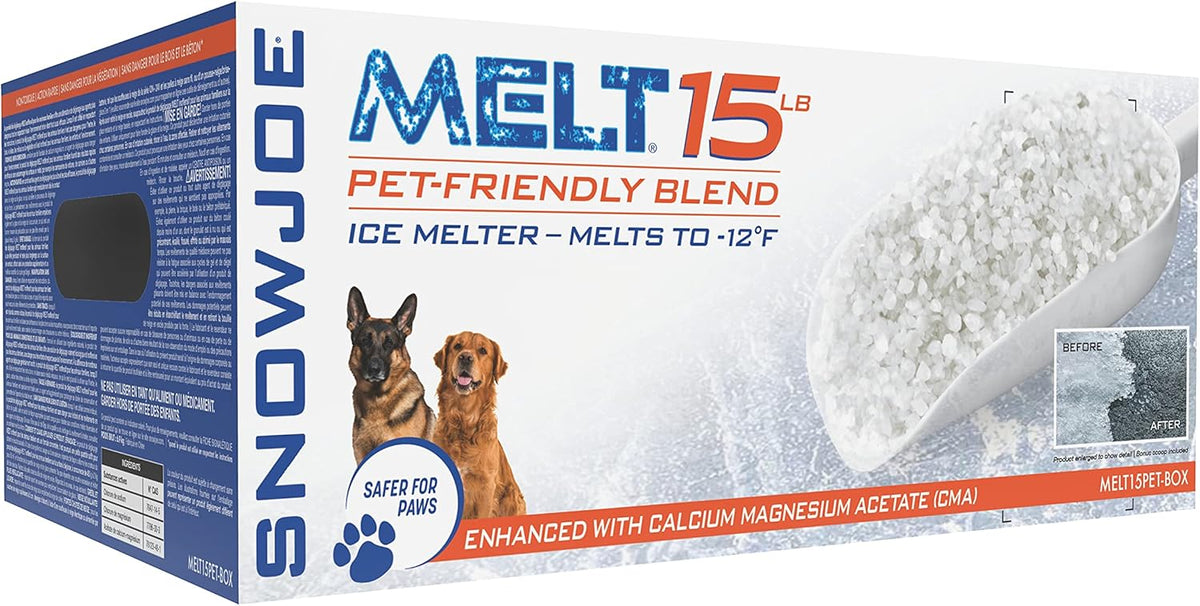60 Lb Pet Friendly Ice Melter, White, Pack of 2 Y232928