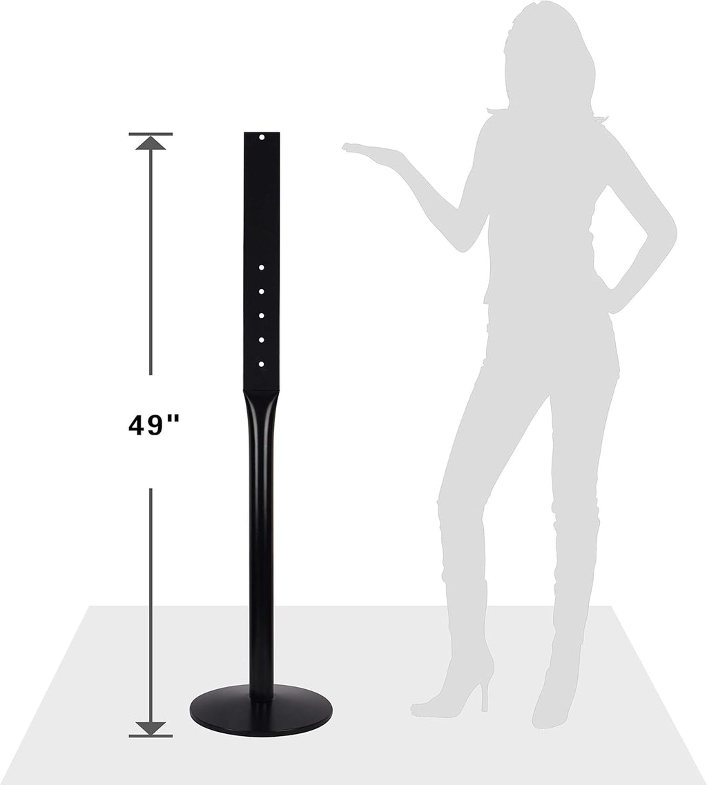 Cast Iron Sign Post Stand, Black Pack of 2 U3472
