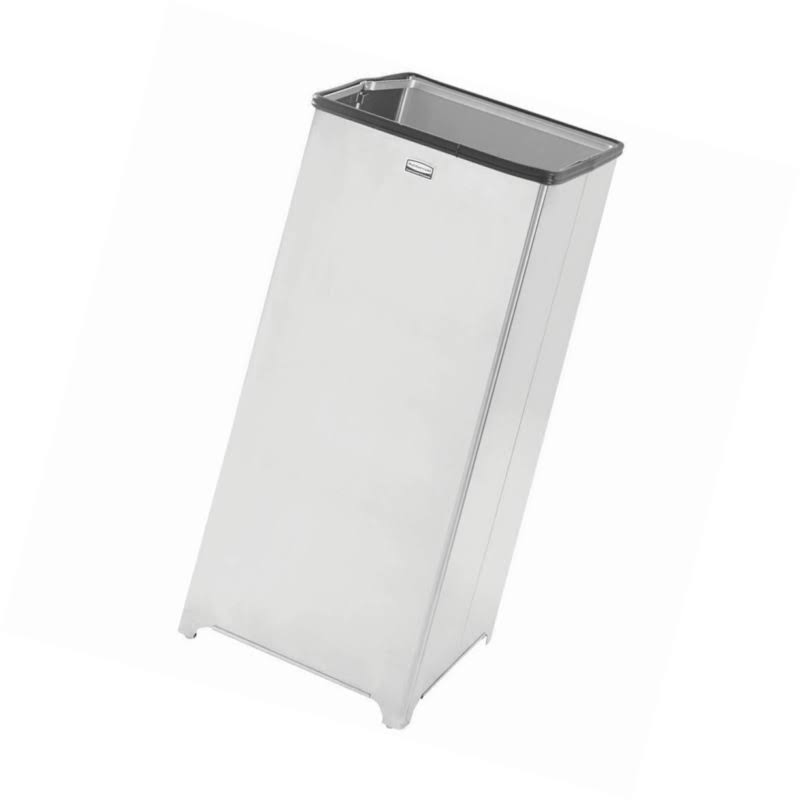 Silver 24 gal. Trash Can M5555