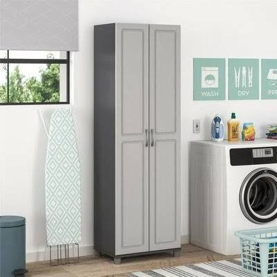 Gray Storage Cabinet U81071