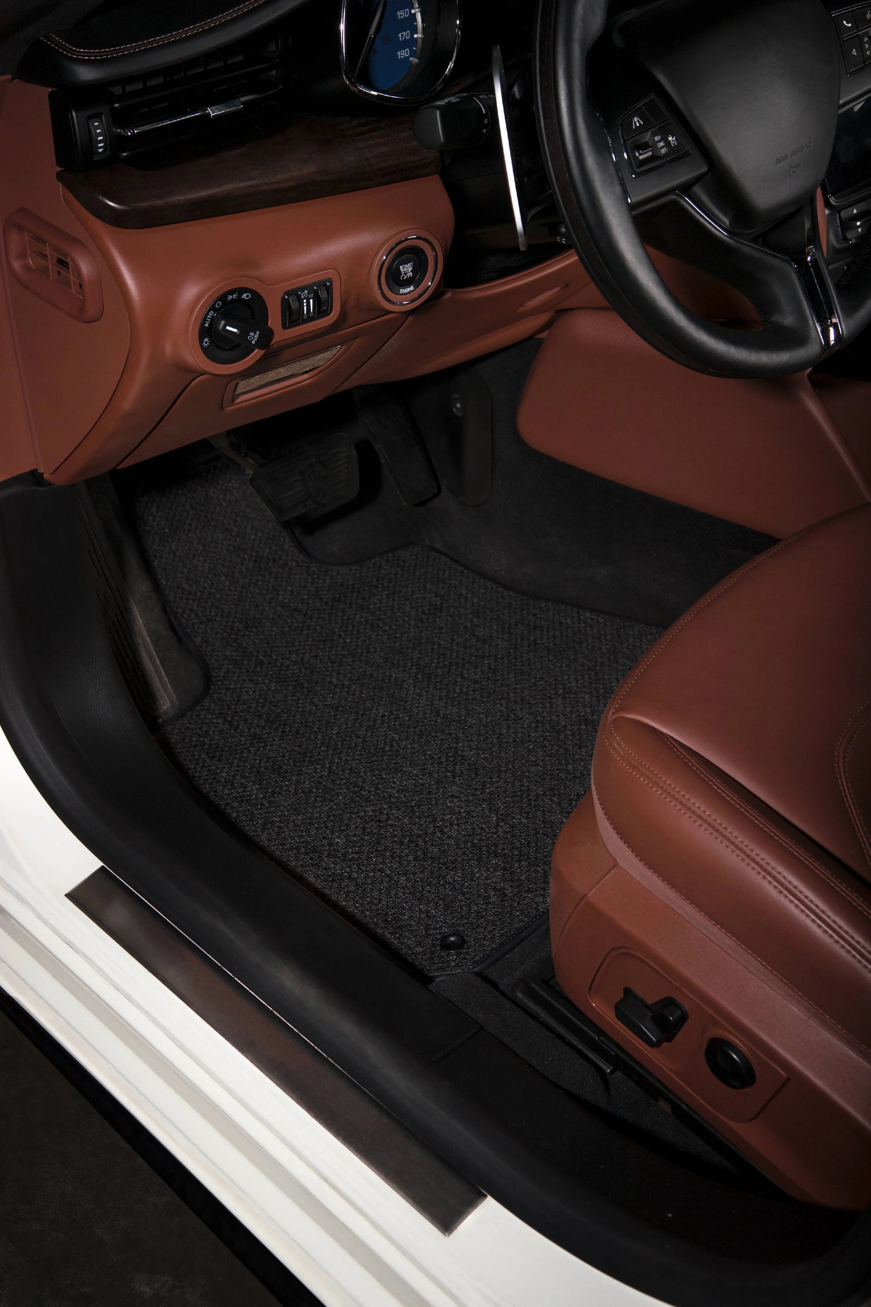 Charcoal All-Weather Textile Car Mats for Tesla Model X Q710