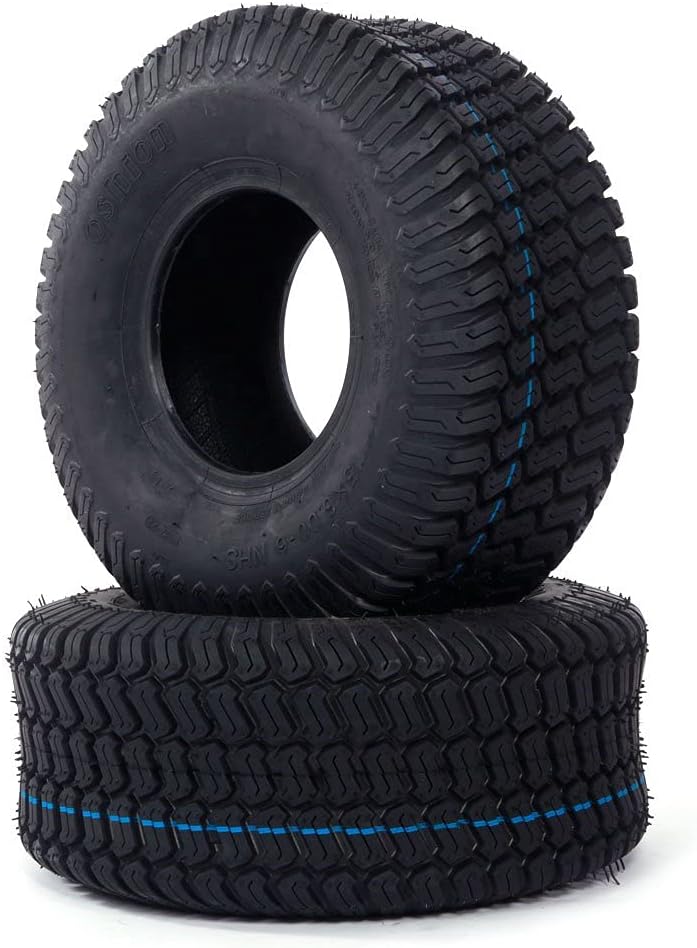 2pc Lawn Mower Tractor Cart Turf Tires 15x6.00-6 4PR D1389