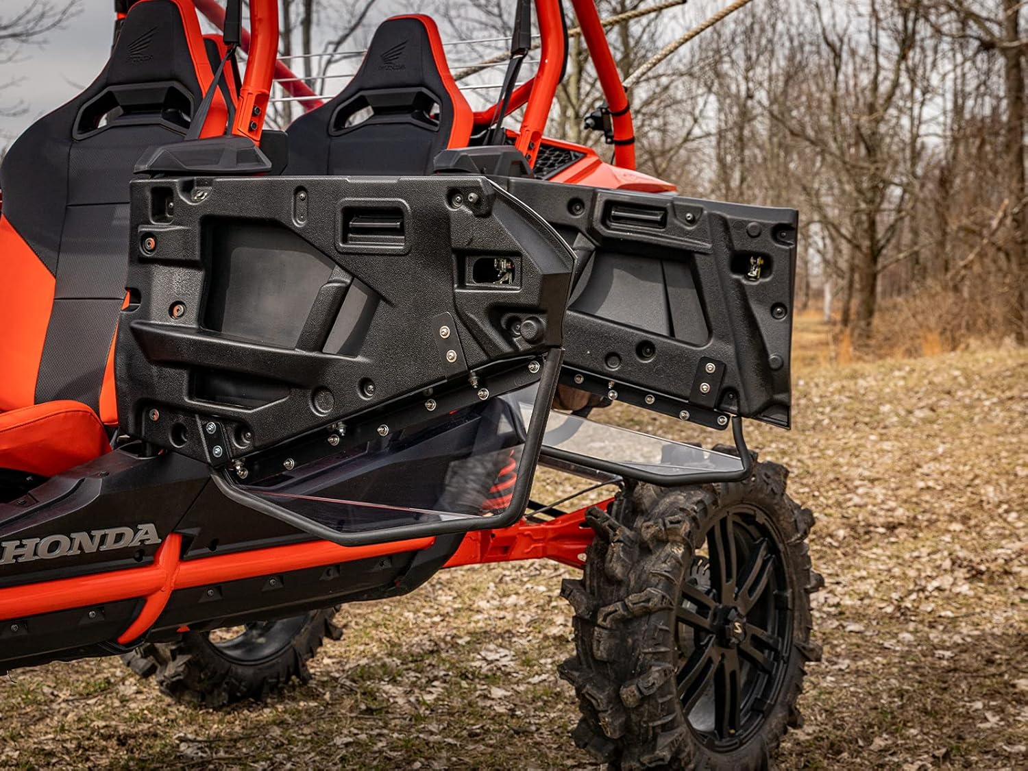 Clear Lower Doors for Honda Talon 1000X / 1000R / 1000X-4, 1/4” Clear Polycarbonate B405815