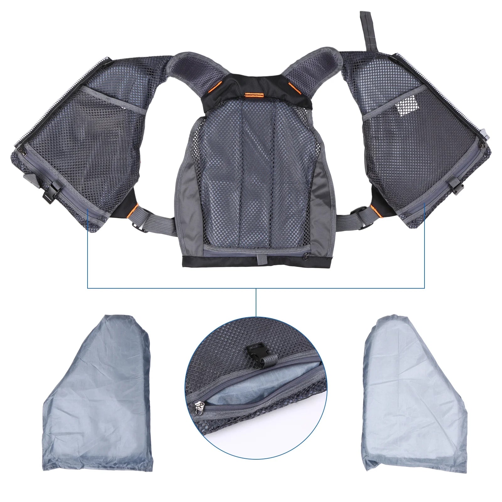 Foam Cushion Utility Vest Floatation Vest Padded Vest U5472