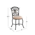 Metal Vanity Stool B149291