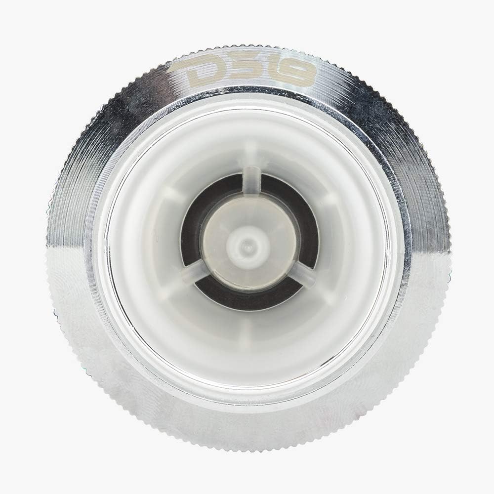 RGB Aluminum Super Bullet Tweeter with Neodymium Magnet, 1" Voice Coil, Polycarbonate Body, 200W Max, 4 Ohms, Pack of 2 A857494