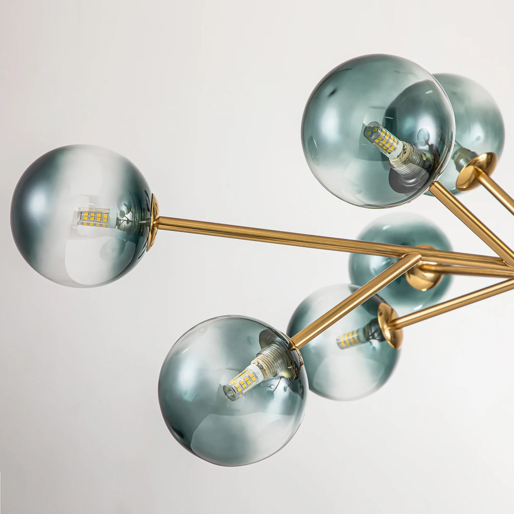 15-Light Glass Bubble Chandelier Y862689