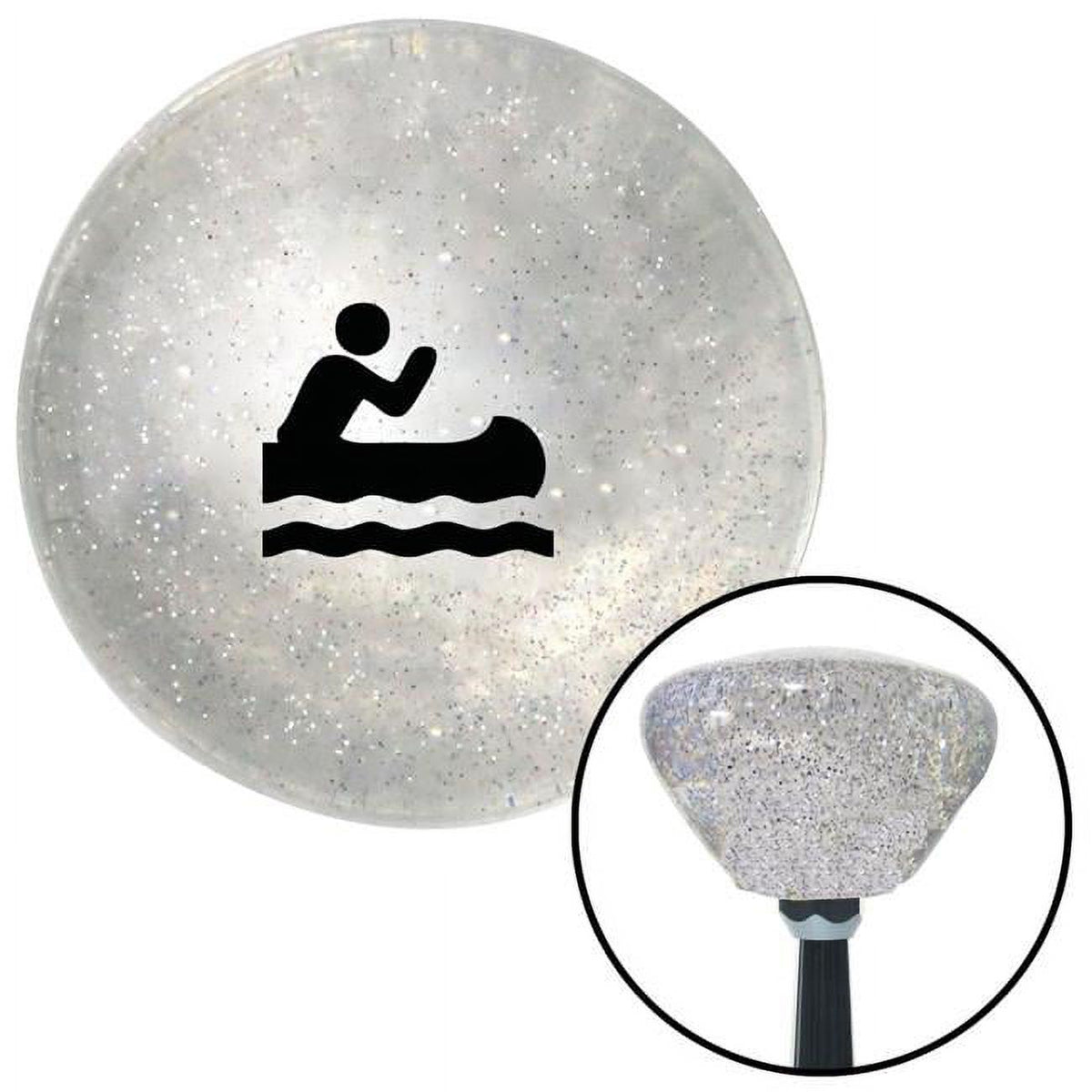 Black Retro Metal Flake Shift Knob with M16 x 1.5 Insert S39344