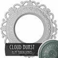 13 1/4x22OD x 6 5/8x22ID x 1 1/8x22P Hand-Painted Ceiling Medallion T341666
