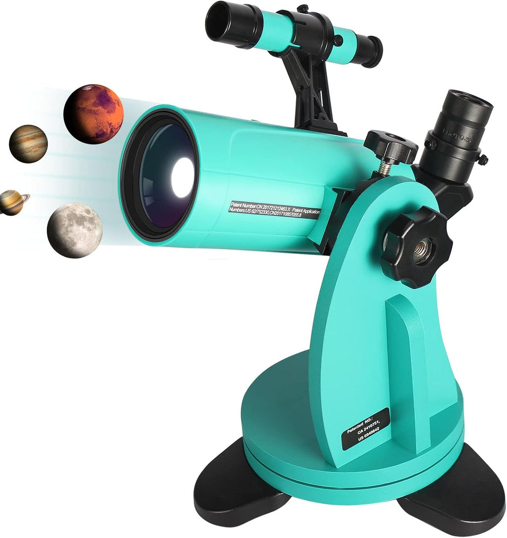 Maksutov-Cassegrain Telescope 60 with Dobsonian Mount, 60mm Aperture 750mm Focal Length, with Finderscope and Phone Adapter G839232