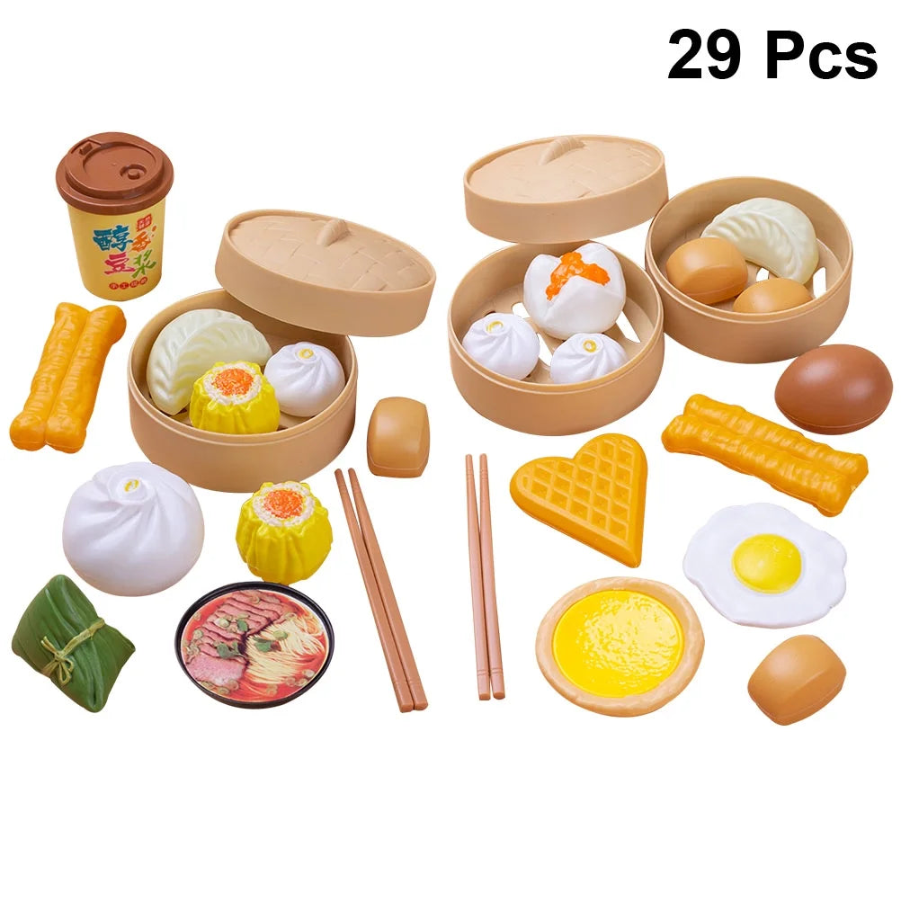 29pcs/2 Sets Kid Cooking Toys Kitchen Toys D62940