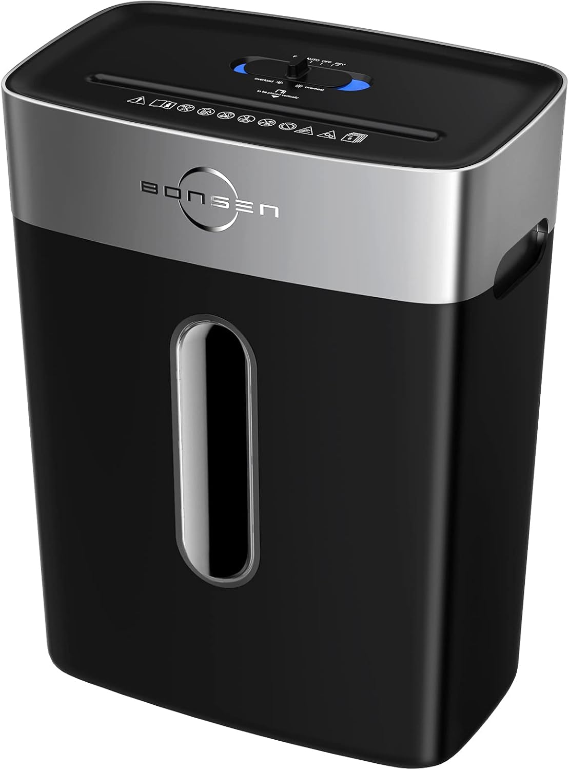 8-Sheet Crosscut Paper Shredder with 4 Gallons Wastebasket, Pack of 2 I69065