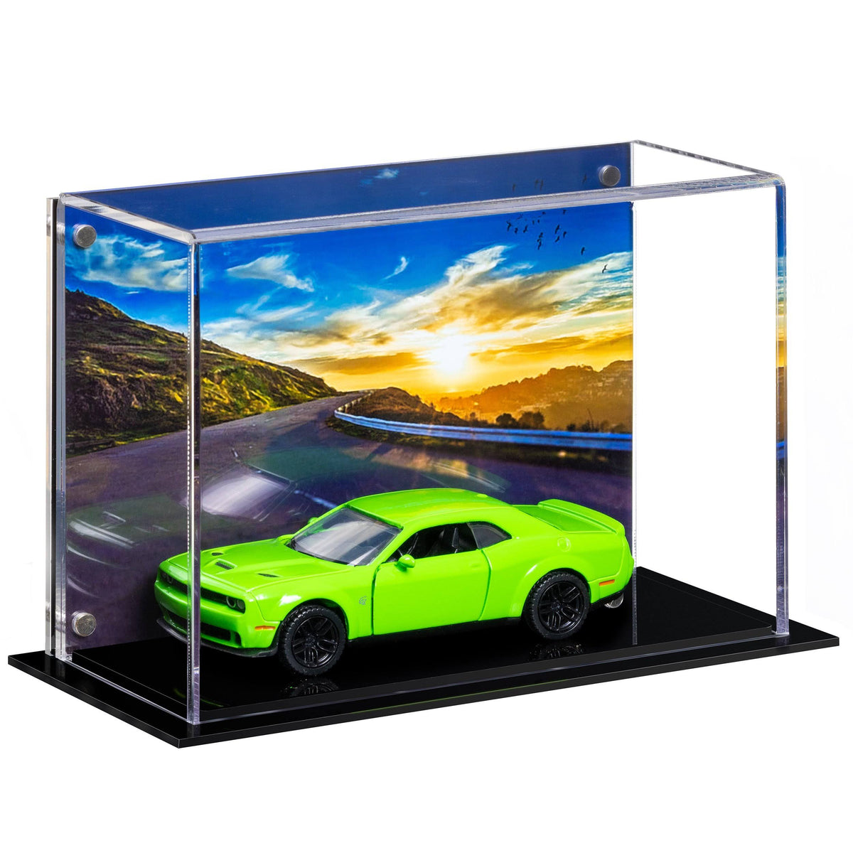 White Wall Mount Display Case S1927