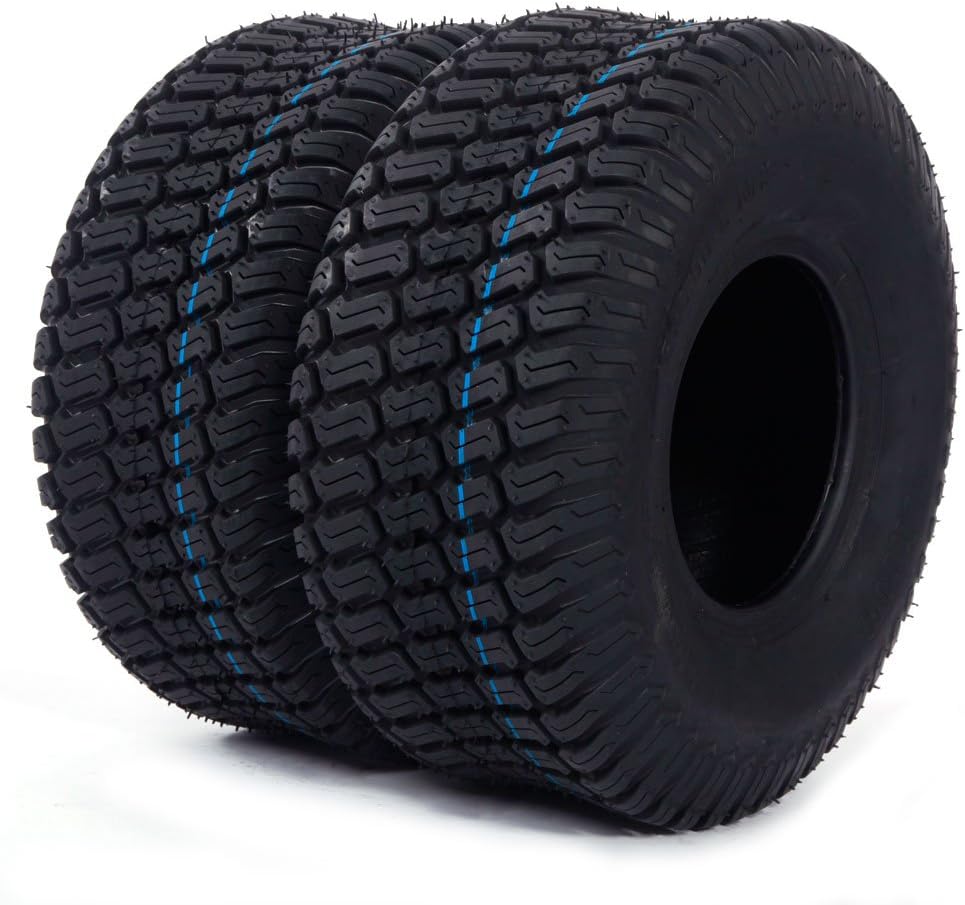 2pc Lawn Mower Tractor Cart Turf Tires 15x6.00-6 4PR D1389