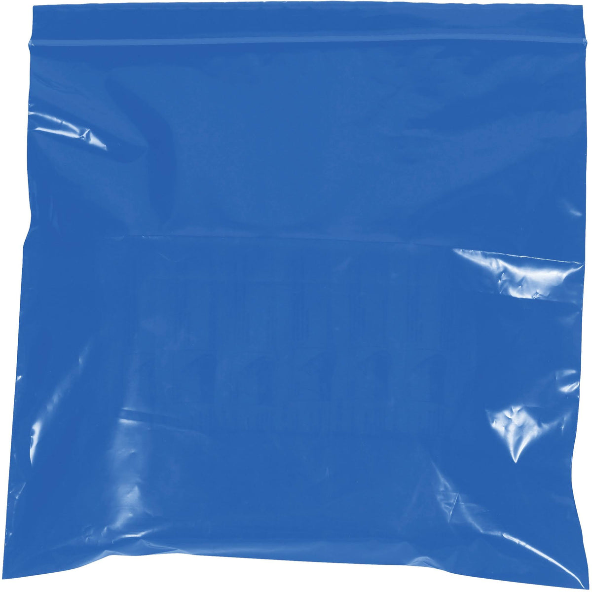 Reclosable 2 Mil Poly Bags 12x22 x 15x22 Blue 1000/Case S7999