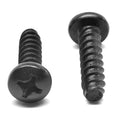 8-18 x 1 Sheet Metal Screw Phillips Pan Head Black Oxide J95629