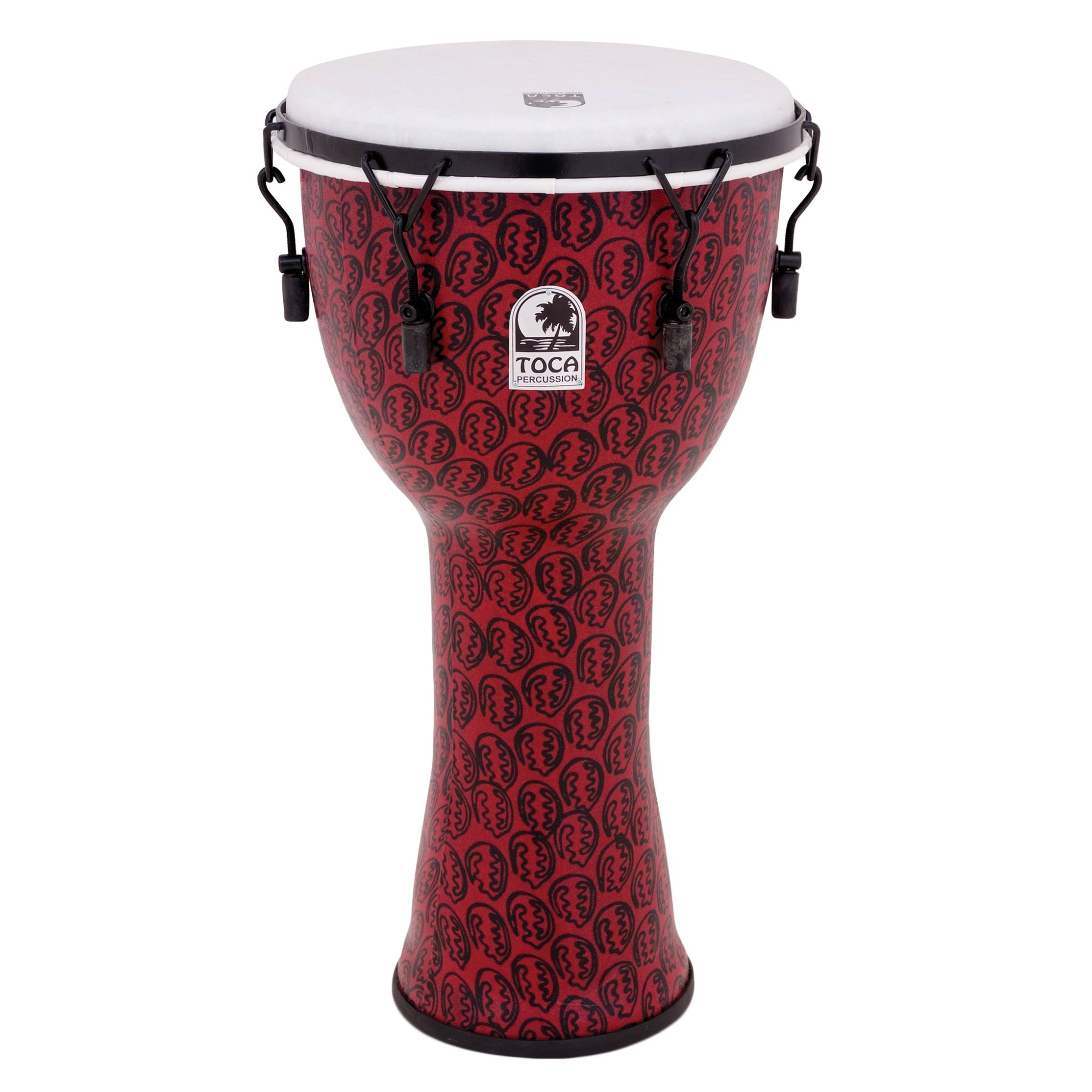 Mechanically-Tuned Djembe 12 in. Red D75941