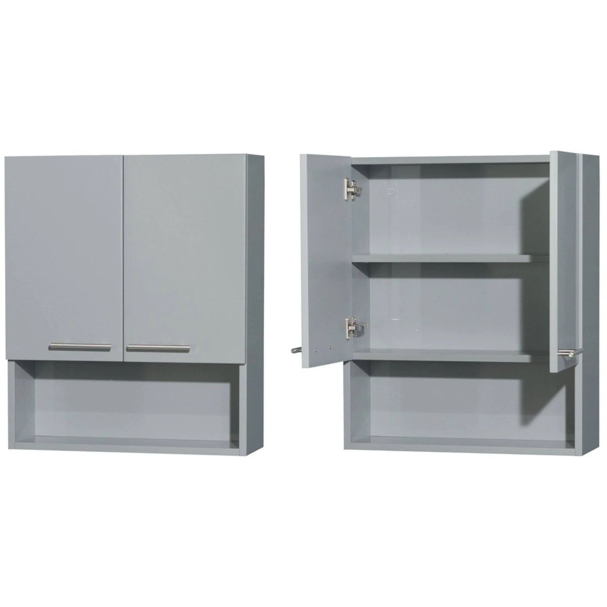 Dove Gray Wall-Mounted Storage Cabinet B304768