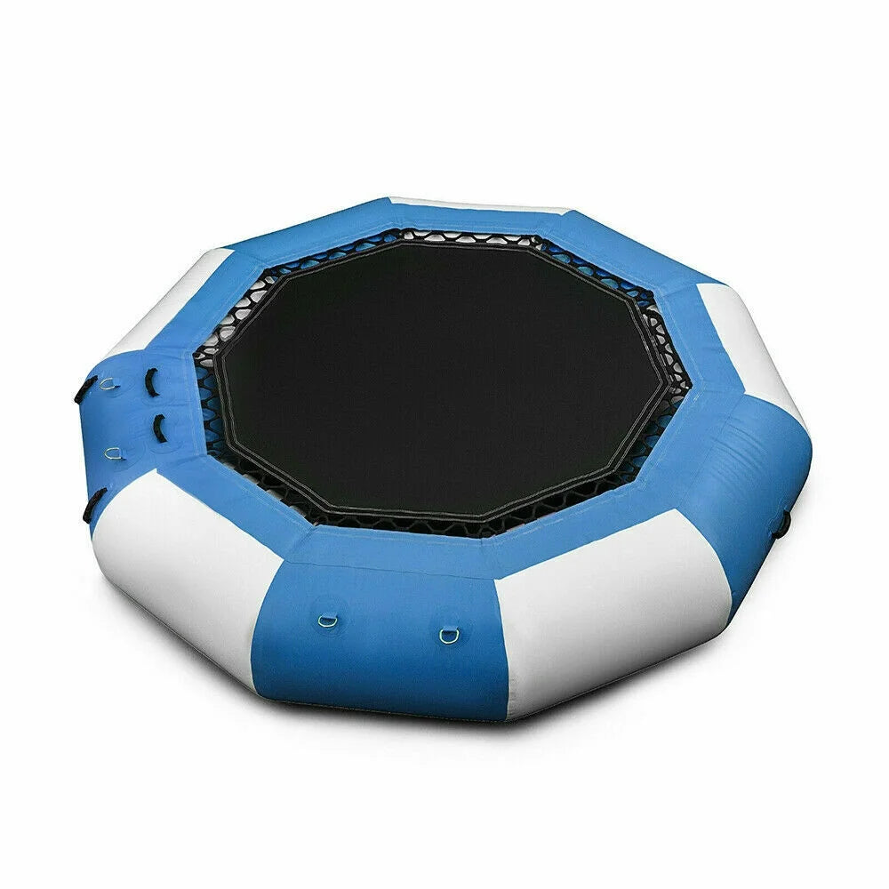 17Ft Inflatable Water Trampoline Floating Bouncing Water Bouncer F90932
