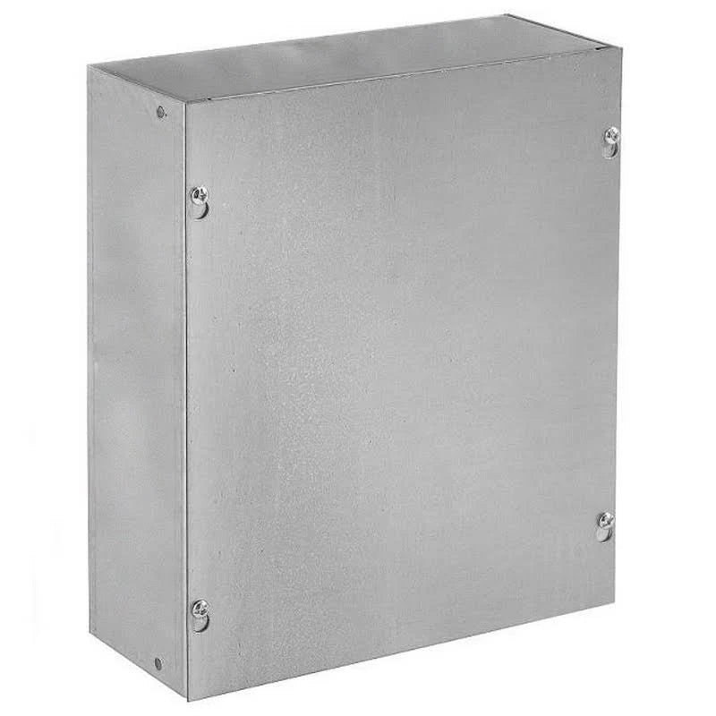 Pull Box, Screw Cover, 24.00X18.00X10.00, Steel/Gray F907428