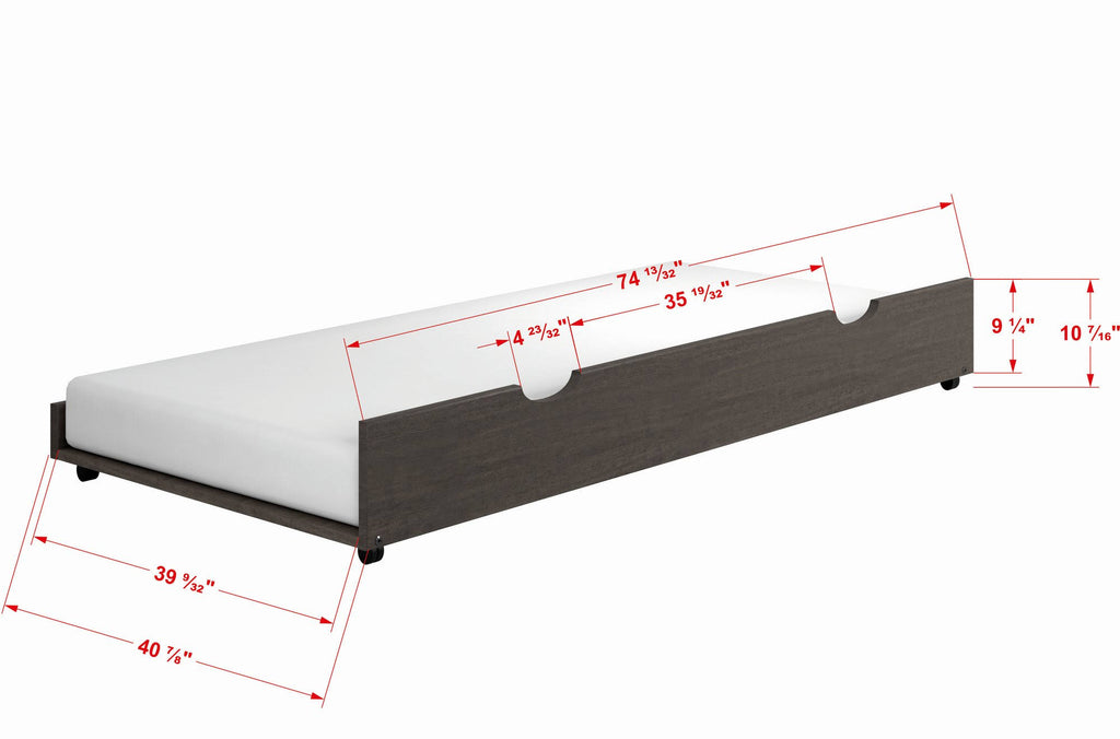 Espresso Twin Trundle U246932
