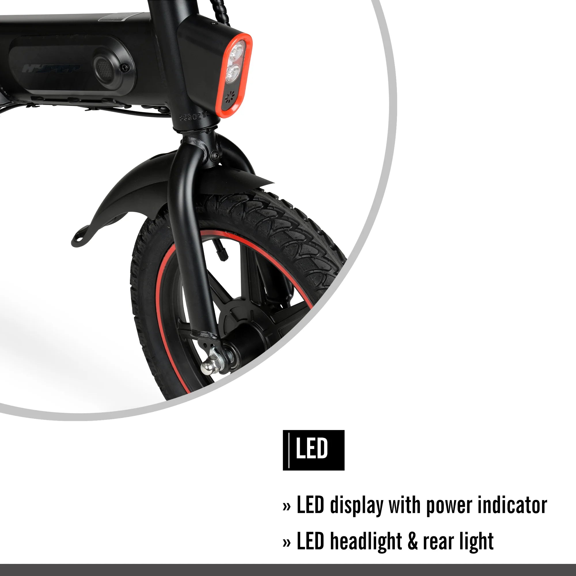 14" 36V Foldable Compact Electric Bike B4171