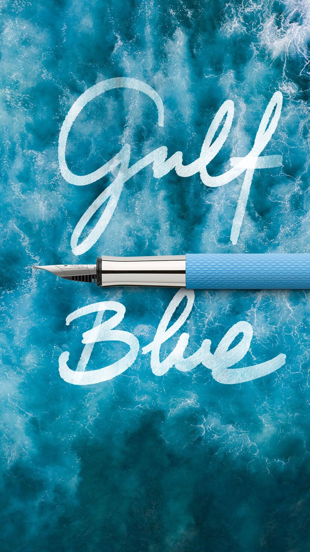 Fountain Pen Guilloche Gulf Blue - Fine E927098