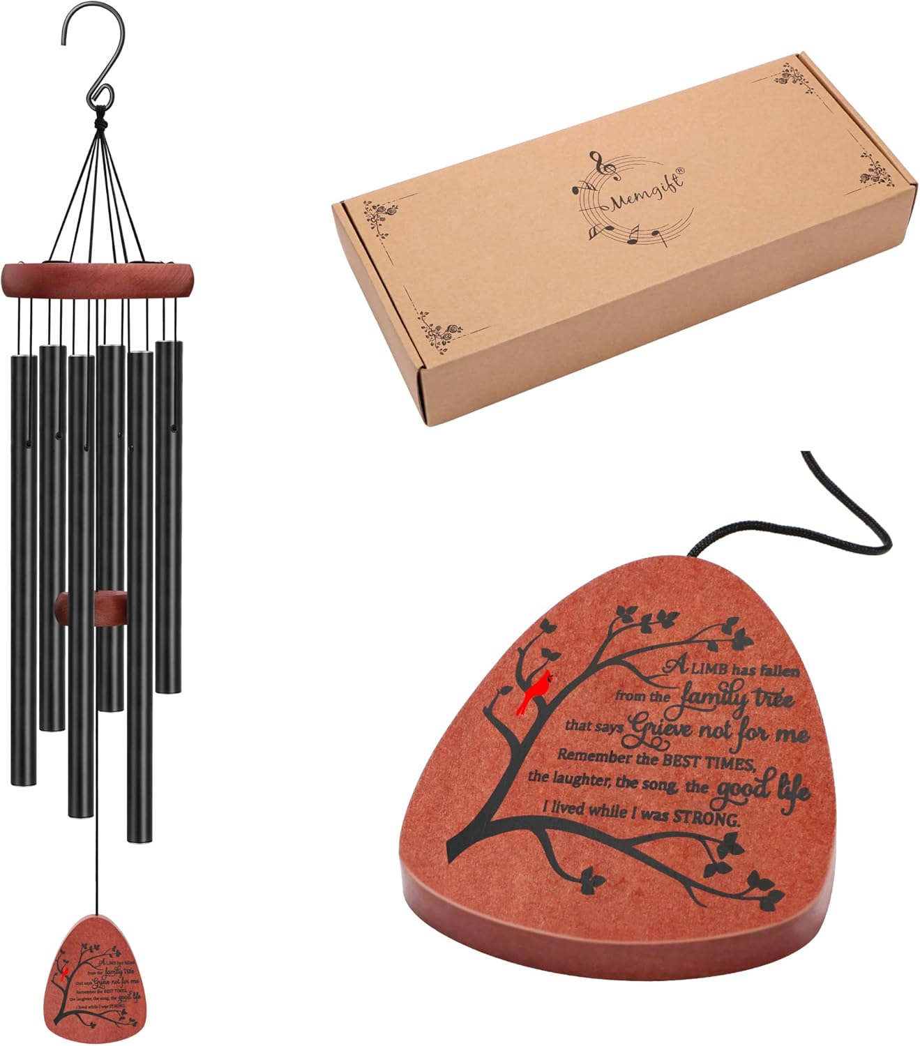 Beech Wood Wind Chimes Pack of 2 U993