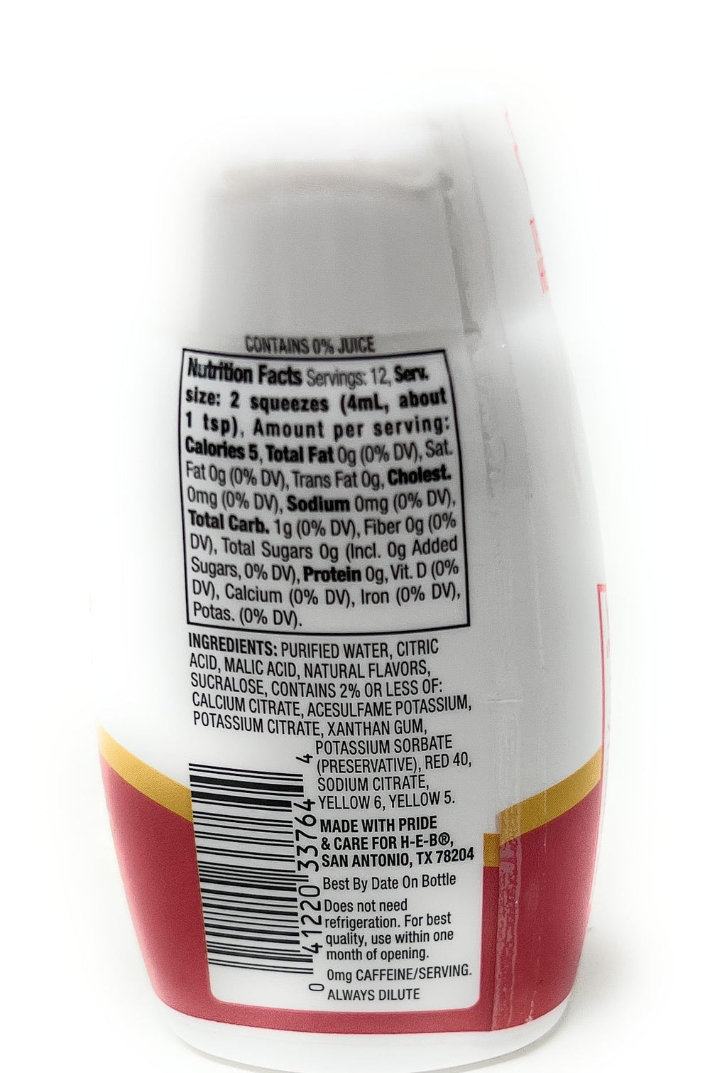 Mango Peach Liquid Beverage Enhancer Drink Mix 1.62oz Y1739