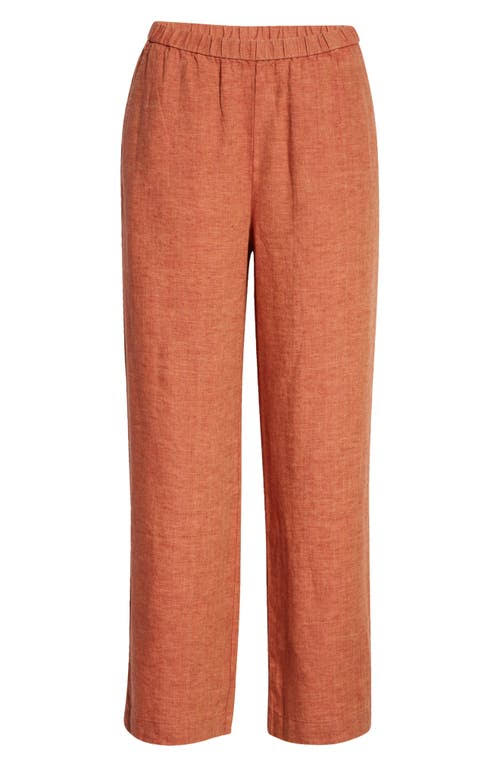 Organic Linen Ankle Straight Leg Pant S393