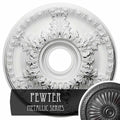 Granada Ceiling Medallion, Hand-Painted Pewter Y24760