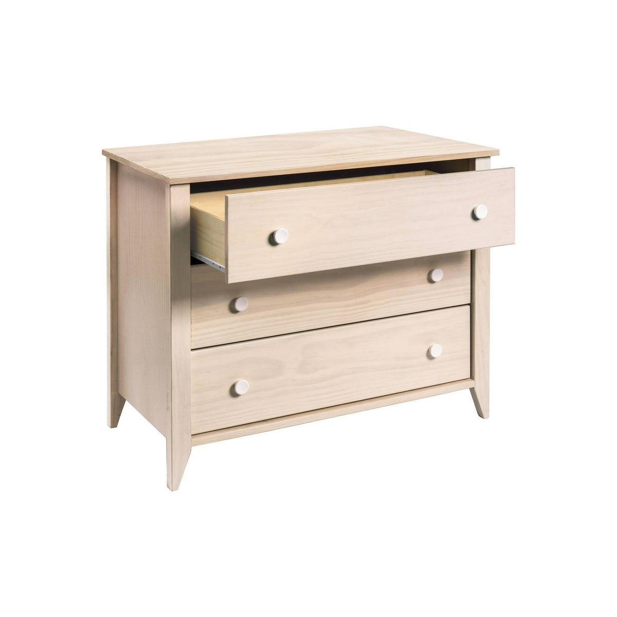 3-Drawer Changer Dresser with Removable Changing Tray Washed Natural White J939388
