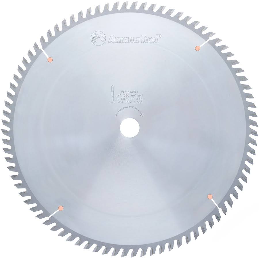 Carbide Tipped General Purpose 14x22 D x 84T TCG Circular Saw N7350