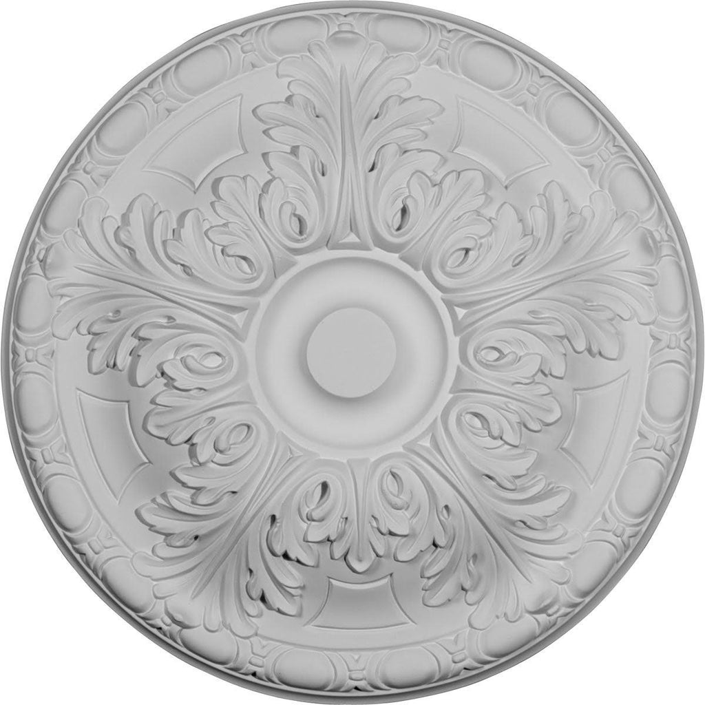 15 3/4x22OD x 5/8x22P Hand-Painted Firebrick Ceiling Medallion X25801