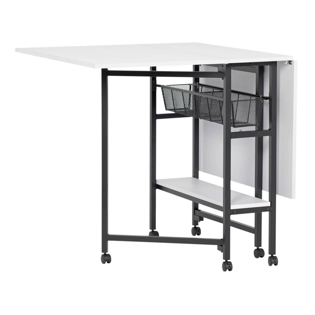 Standing Height Craft/Cutting Table with Baskets (36x22 H) F11616