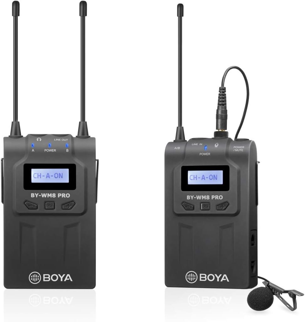 Wireless Microphone Receiver with 3.5mm Output Cable T60439