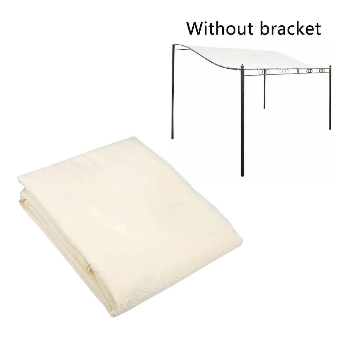 3x2.6m Patio Pavilion Gazebo Sunshade Tent Cover D657508