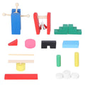 Wooden Domino Blocks Building Toy Educational Toys X645