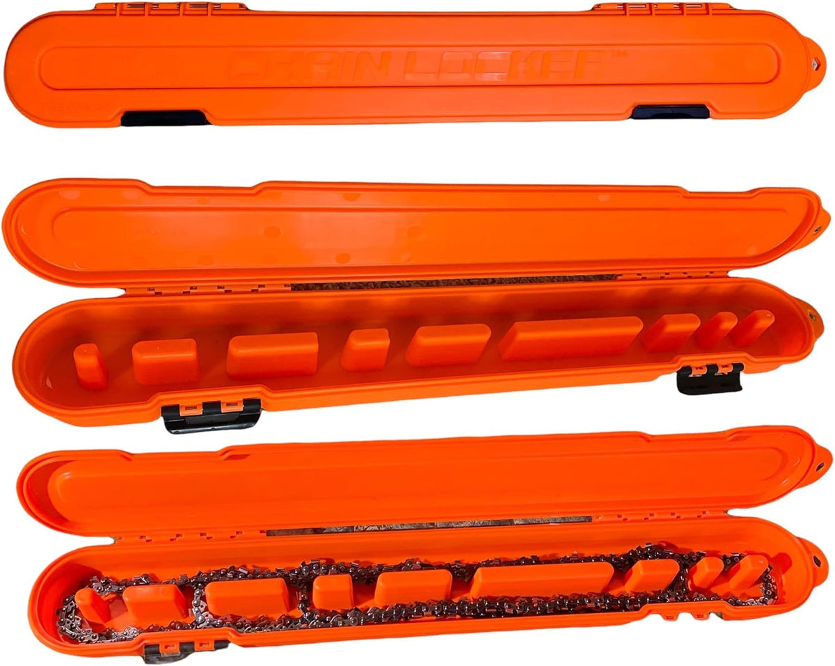 Orange Chainsaw Chain Storage Case O958