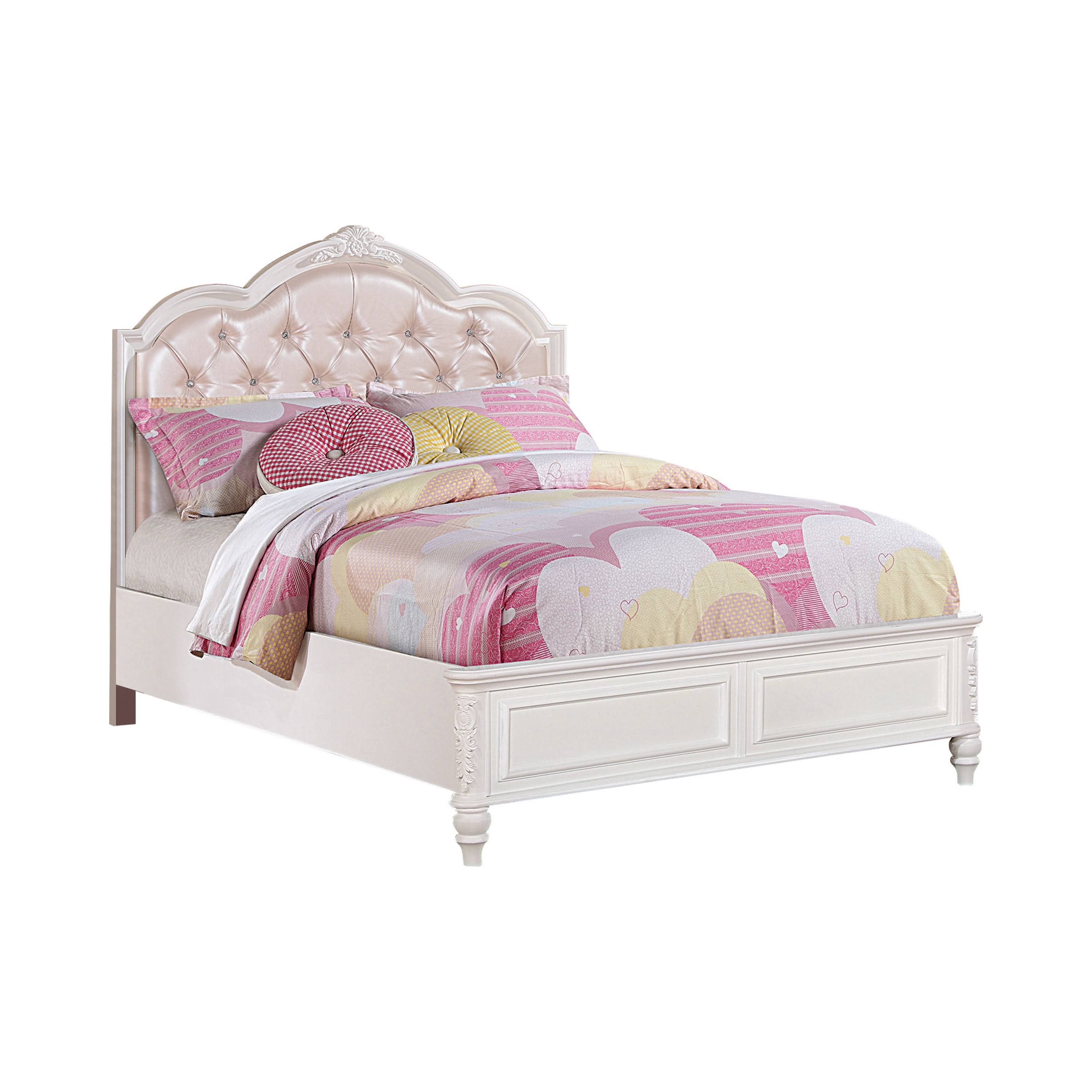 White Vanity Stool V474257