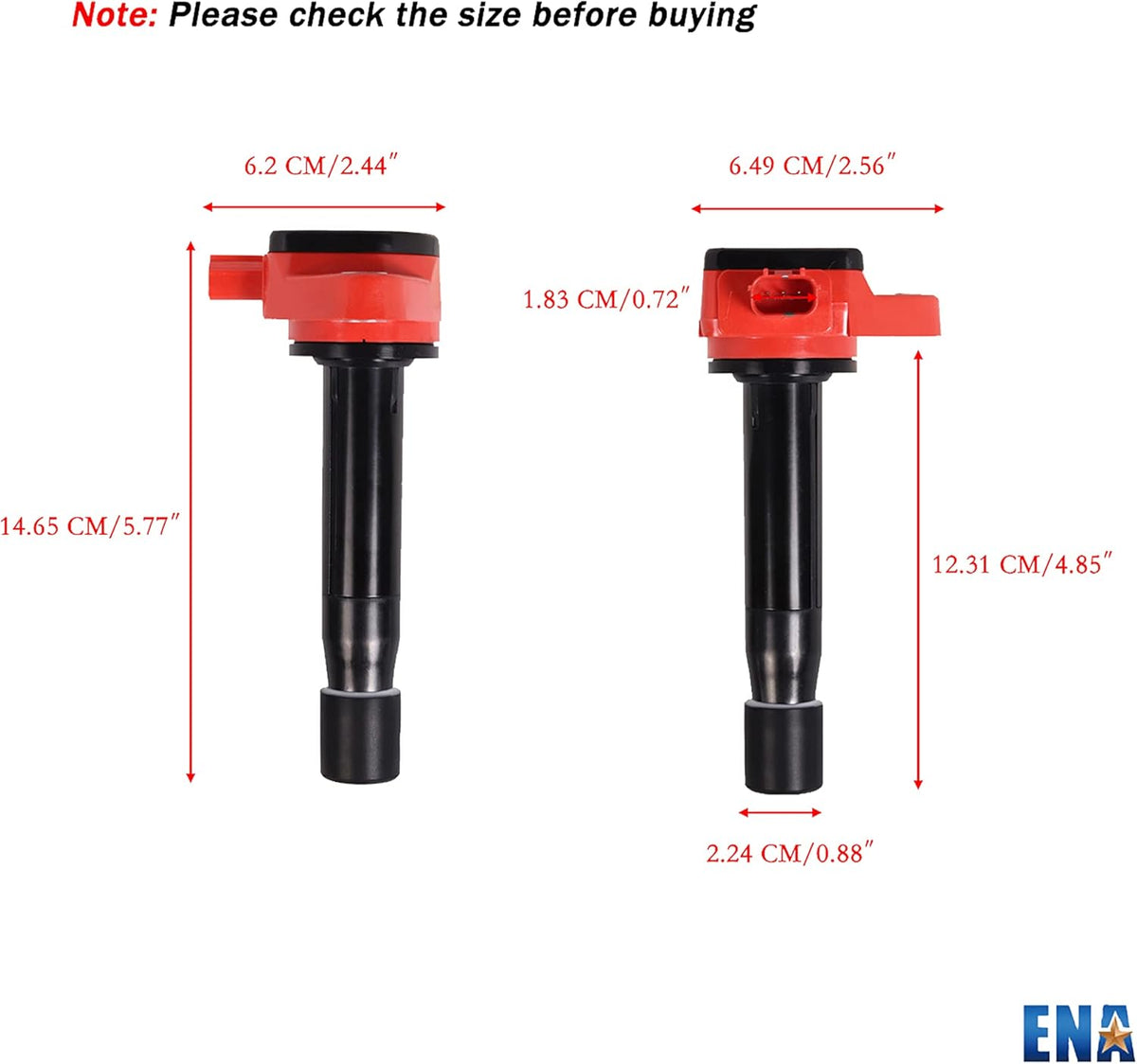 Set of 6 Direct Ignition Coil Compatible with Honda Acura 3.5L V6 G510