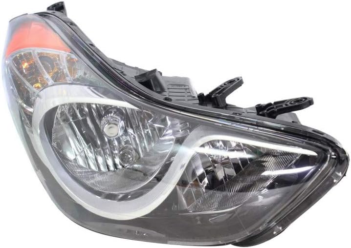Headlight Assembly Driver and Passenger Side with Bulbs for Hyundai Elantra Sedan B507688