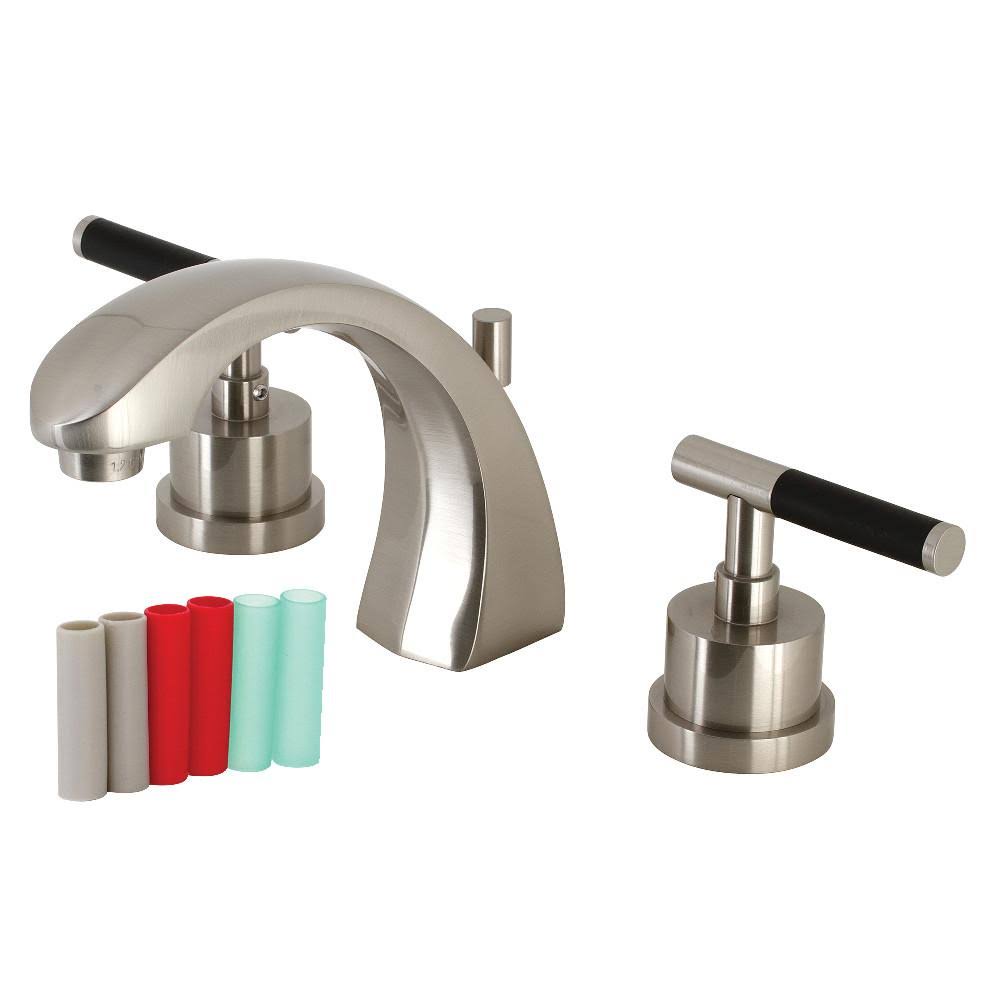 Brushed Nickel Widespread Bathroom Faucet H881134
