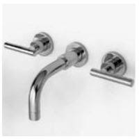 Antique Nickel Wall Mount Lavatory Faucet S879
