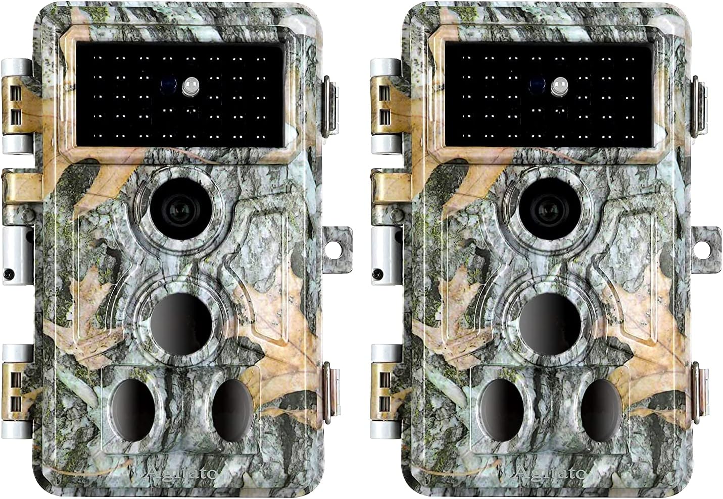 2-Pack 24MP 1296P Night Vision Motion Activated Waterproof Deer Cameras S46598
