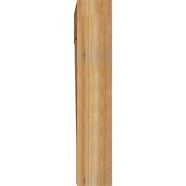 6x22W x 32x22D x 32x22H Olympic Block Rough Sawn Bracket, Western Red Cedar R9804