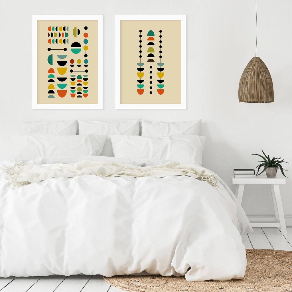 White Framed Print Set F741