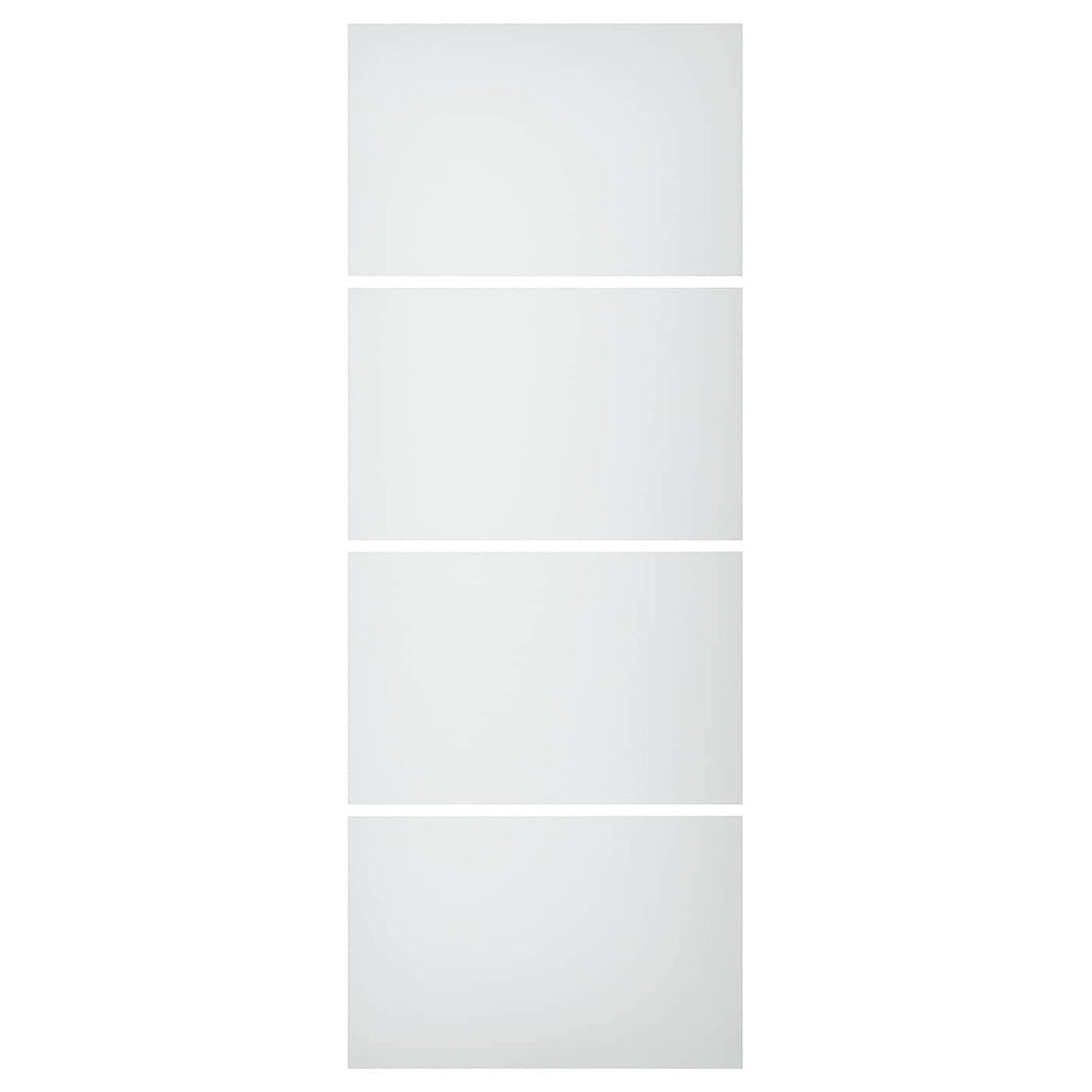 White Paper Effect 4 Panels for Sliding Door Frame M869