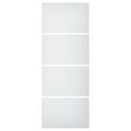 White Paper Effect 4 Panels for Sliding Door Frame M869